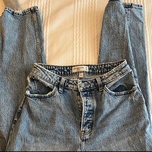Abercrombie the dad high rise jeans curve love